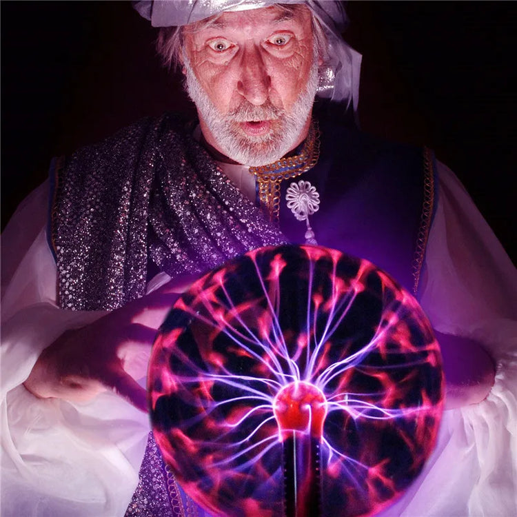 Magic Plasma Ball Lamp Touch Glass LED Night Light Atmosphere Lights Christmas Party Bedroom Decor Kids Birthday Gift Toy