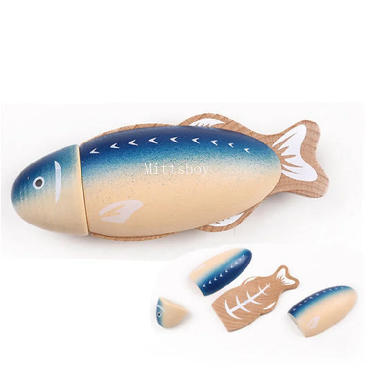 Montessori Magnetic Animal Play House Wooden Edu Toys