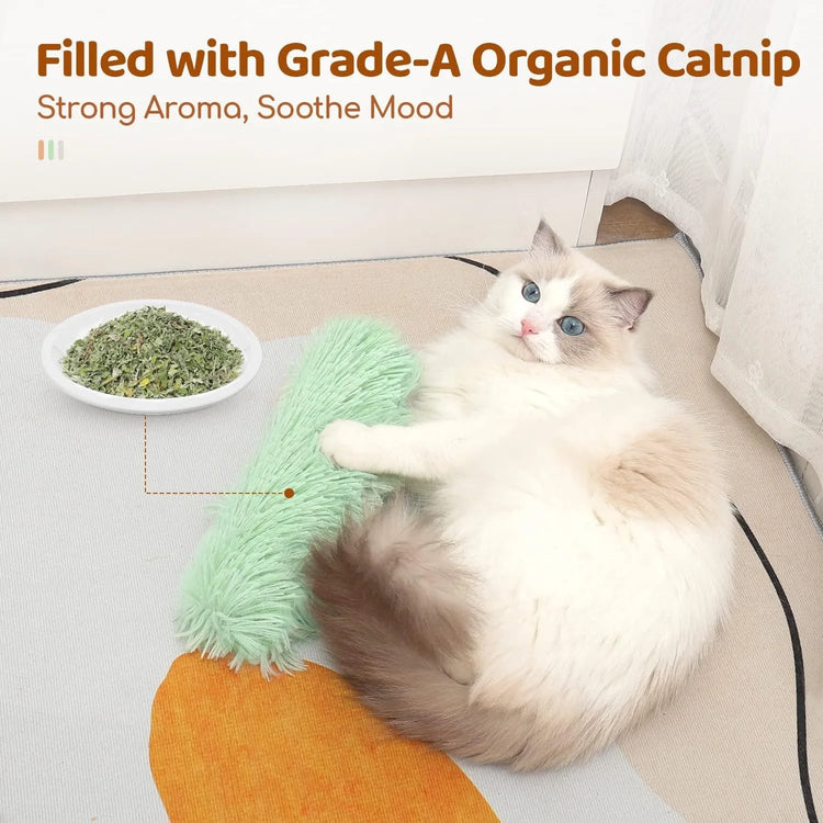 Catnip Plush Cat Chew Toy Teaser Interactive MWJ07