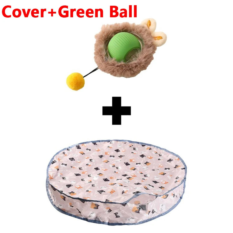 Interactive Cat Ball Rolling Hide Seek Motion Toy
