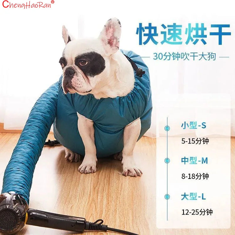 Pet Drying Bag Hair Dryer Cats Dogs Quick Dry Box