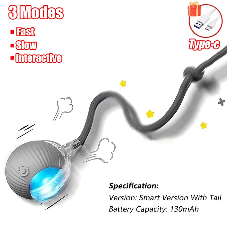 Interactive Cat Ball Rolling Hide Seek Motion Toy