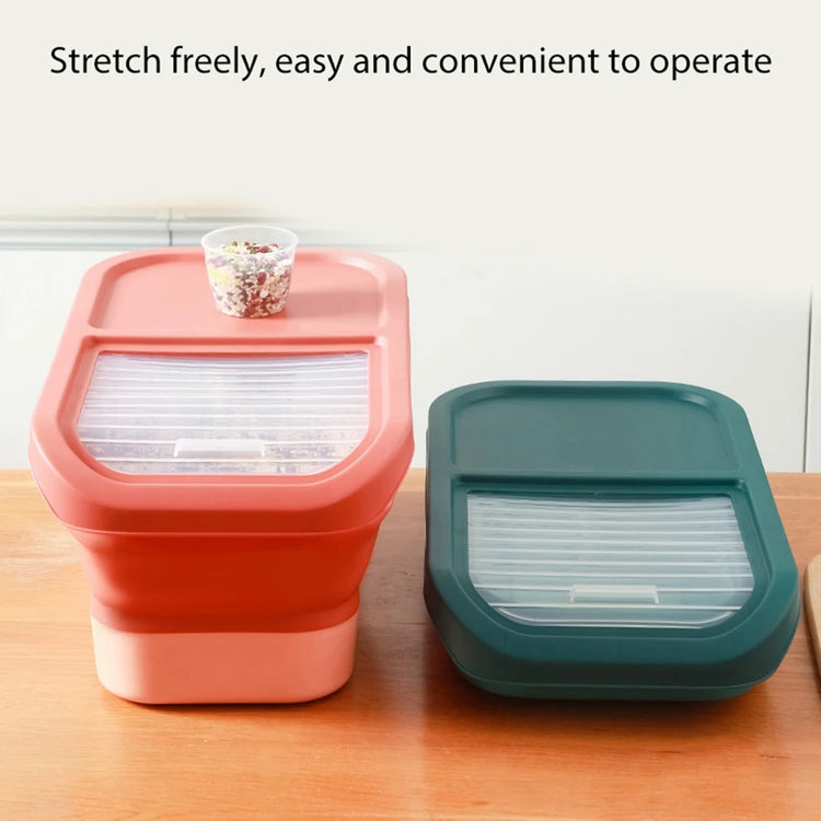 Collapsible Cat Dog Food Storage Container Airtight Box
