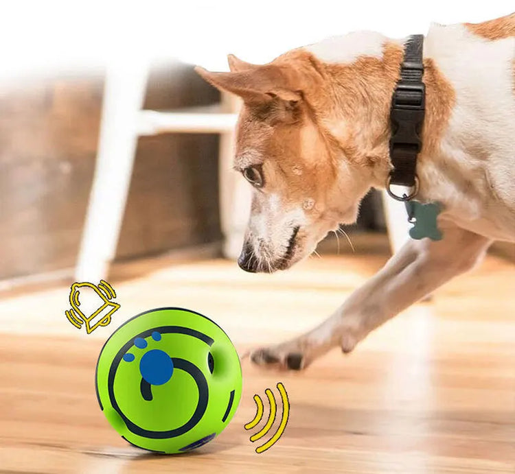 Dog Wobble Wag Giggle Glow Ball Interactive Fun Toy