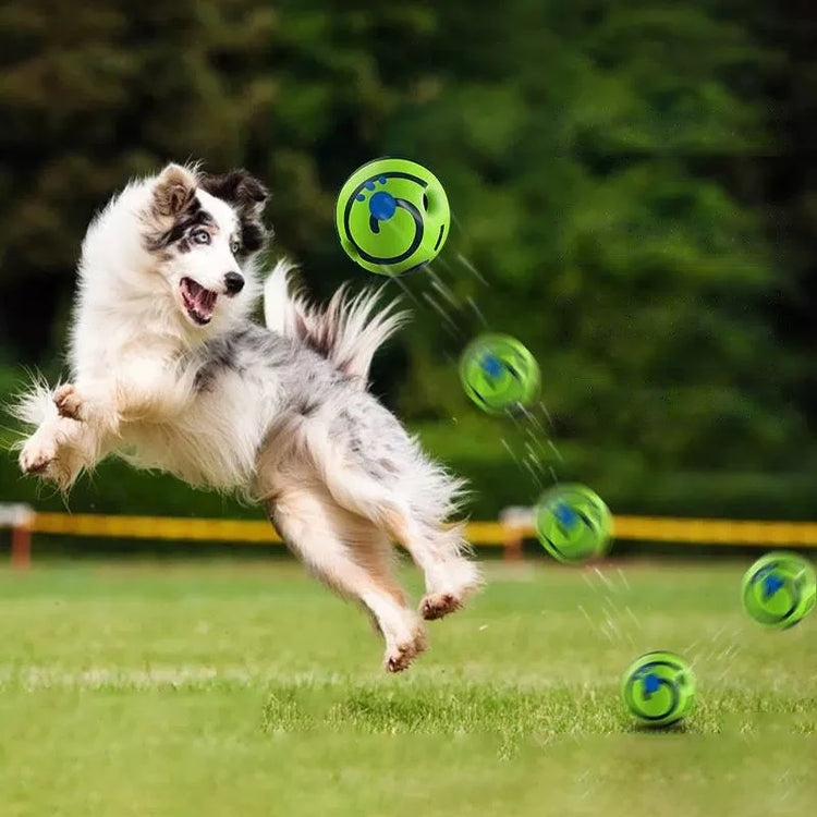 Dog Wobble Wag Giggle Glow Ball Interactive Fun Toy