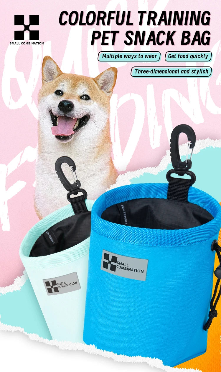Portable Dog Training Snack Bag Outdoor Waist Bag