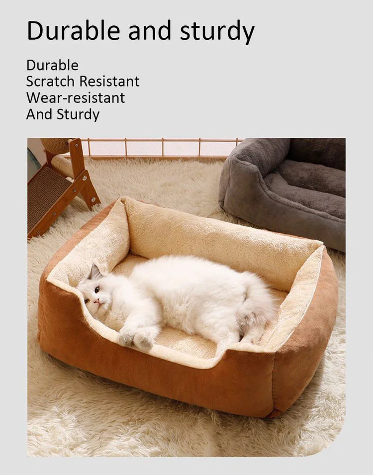 Cat Bed Super Soft Winter Warm Sleeping Mat Plush