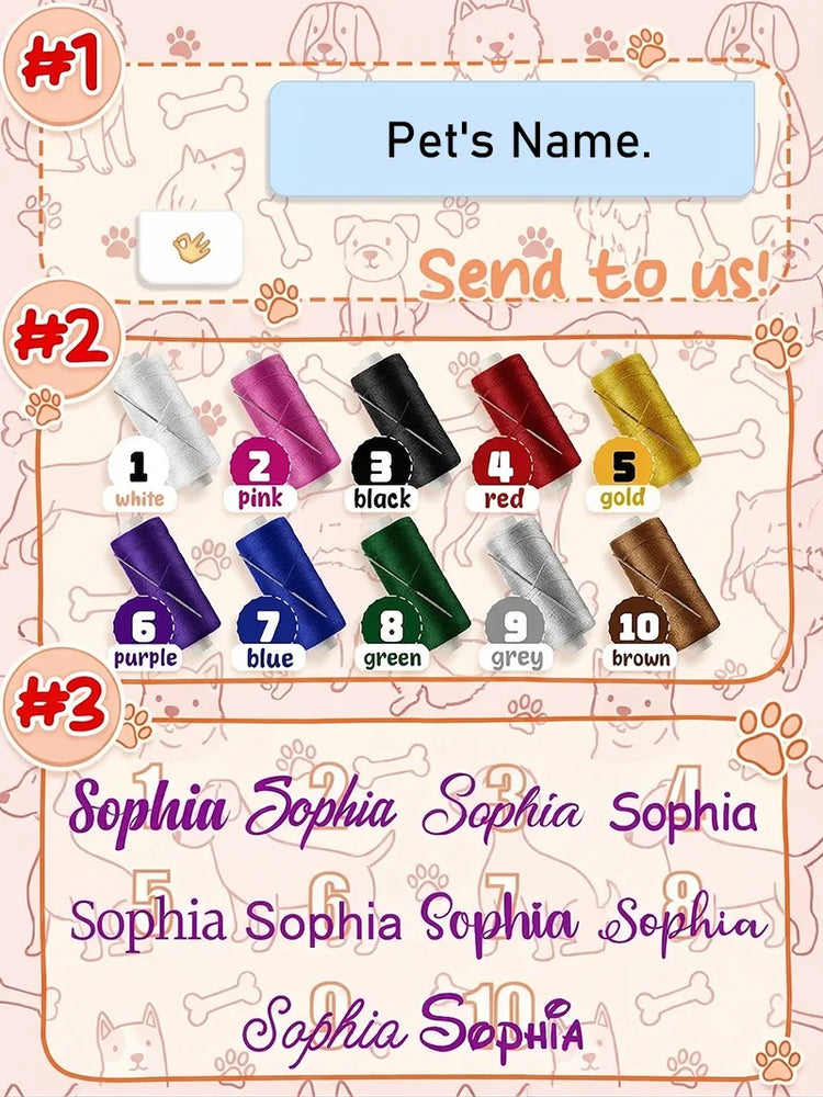 Custom Name Pet Blanket Soft Minky Dog Travel Mat