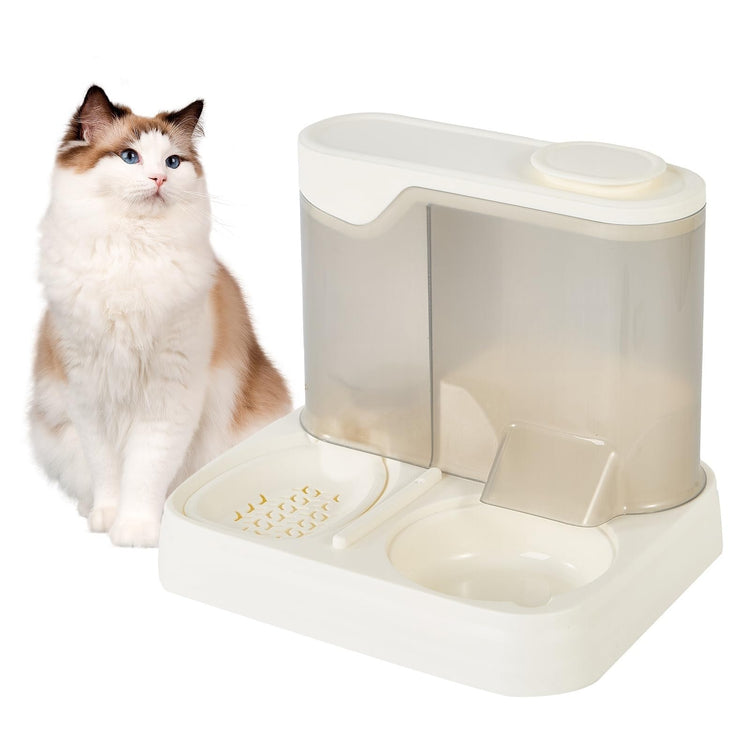 Gravity Pet Feeder and Water Dispenser Set