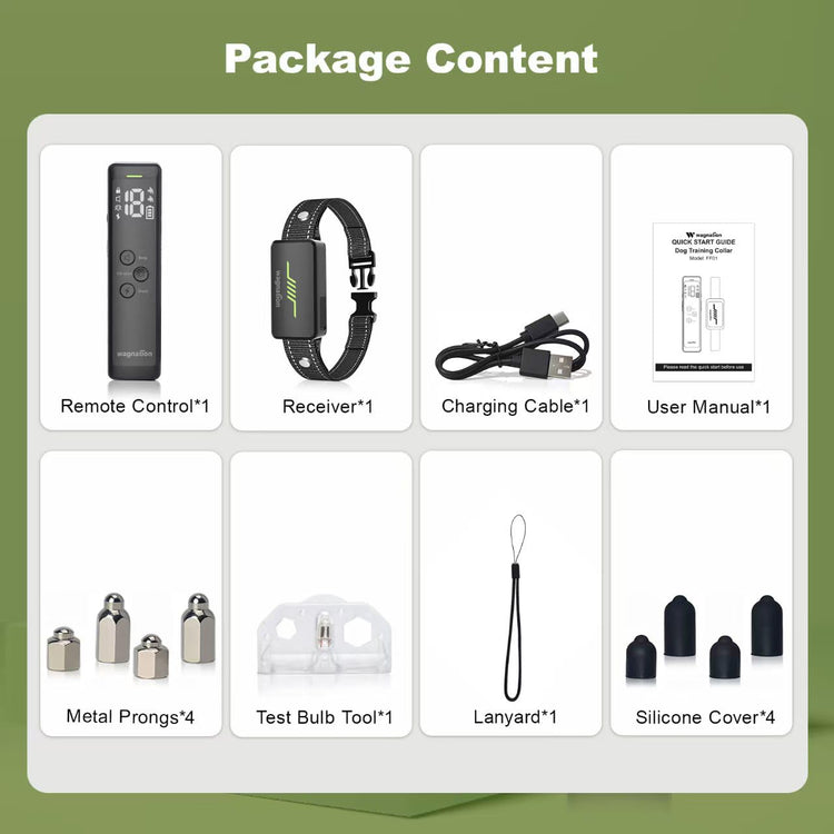 wagnation Shock Collar for Dogs with Remote Control