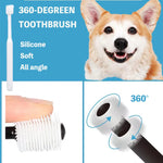 Qubccum 8 Pack Small Dog & Cat Toothbrush Kit