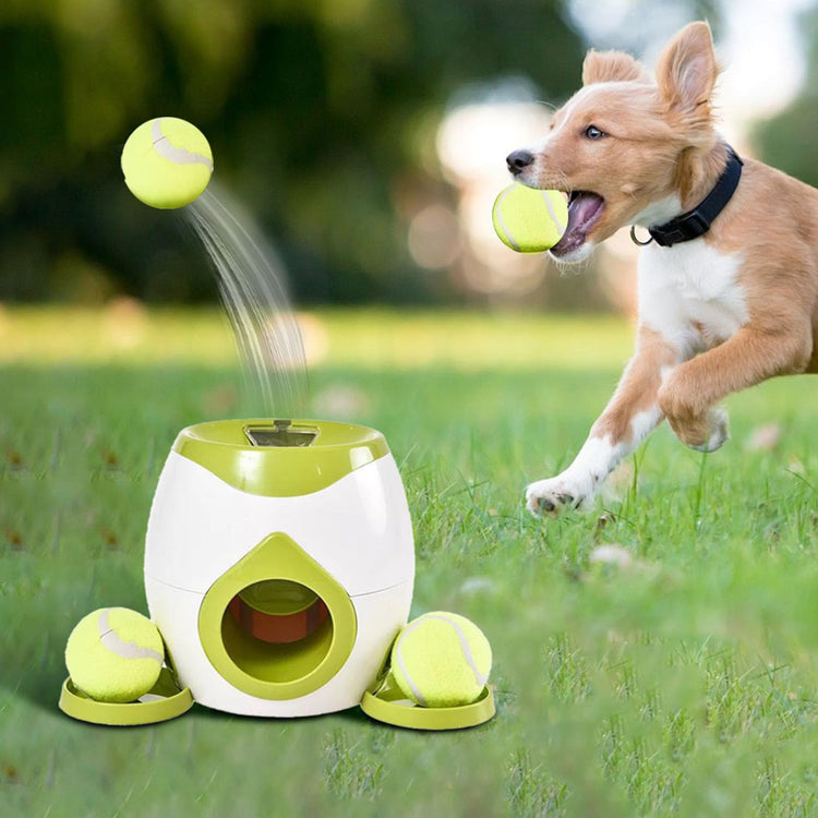 Dog Ball Launcher & Food Reward Machine