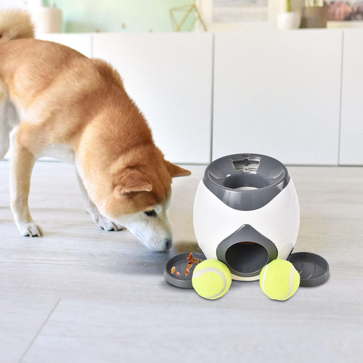 Dog Ball Launcher & Food Reward Machine