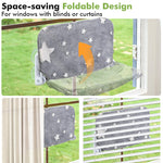 Foldable Pet Hammock Bed for Window with Sturdy Metal Frame