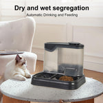 Gravity Pet Feeder and Water Dispenser Set