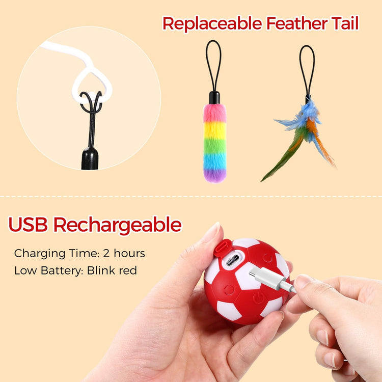 VIWIK  Automatic Motion Activated Kitten Ball Toy