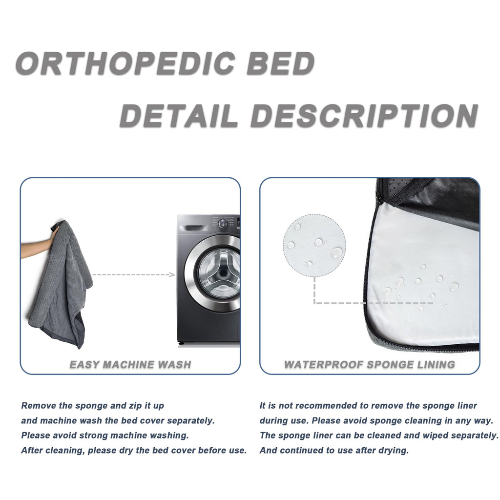 HIKTACO Orthopedic Dog Bed