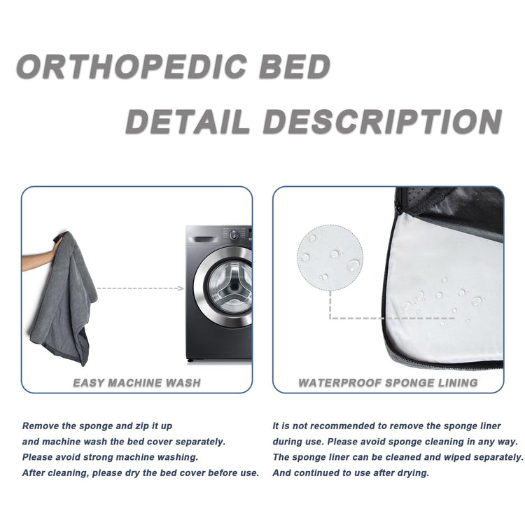 HIKTACO Orthopedic Dog Bed