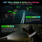 Light Up Dog Collar, Multicolor LED Dog Collar with 7 Lighting Modes