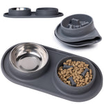 MalsiPree Cat & Dog Slow Feeder Bowl