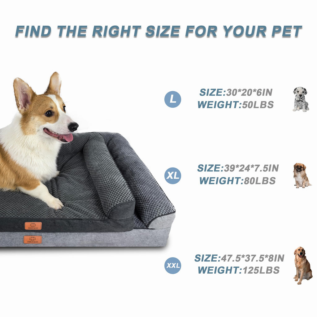 HIKTACO Orthopedic Dog Bed