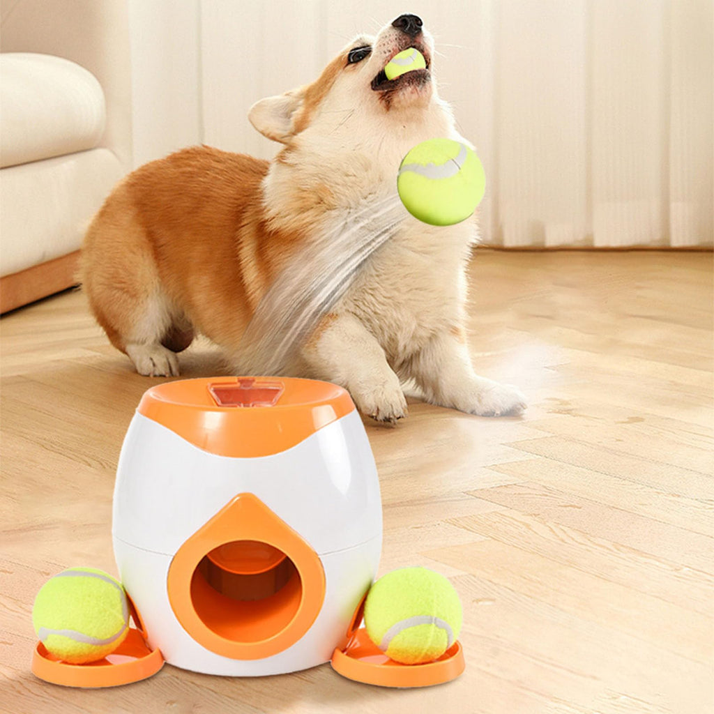 Dog Ball Launcher & Food Reward Machine