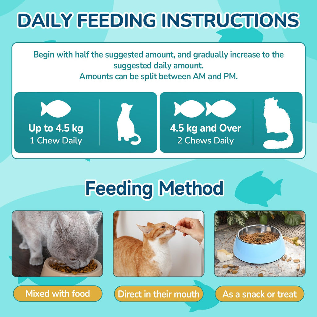 200 Treats Calming Treats for Cats for Anxiety & Stress Relief