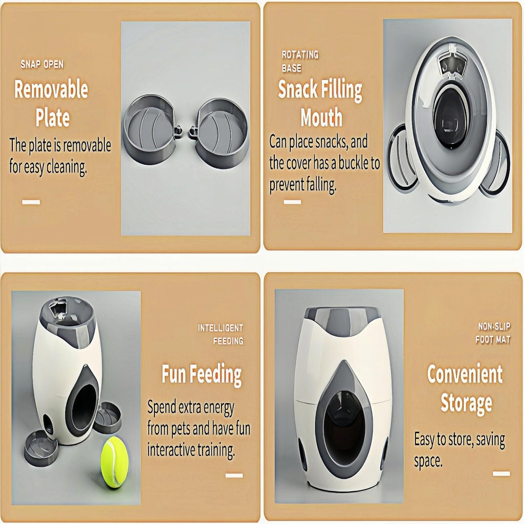 Dog Ball Launcher & Food Reward Machine