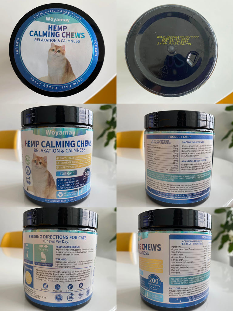 200 Treats Calming Treats for Cats for Anxiety & Stress Relief