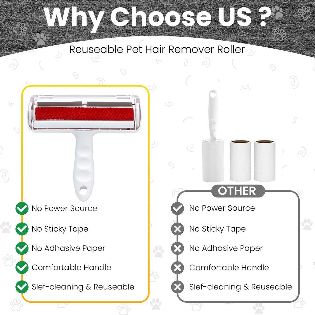 Pet Hair Remover and Reusable Lint Roller