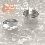 Metal Pets Water  Stainless Steel Bowl with  Ultra Quiet Pump