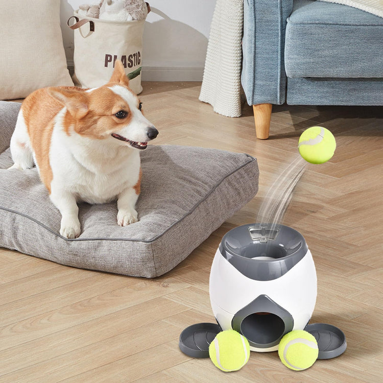 Dog Ball Launcher & Food Reward Machine