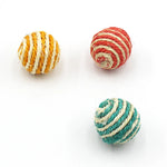 5pcs Cat Sisal Rope Ball Teaser Scratch Chew Toy Pet