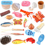 Montessori Magnetic Animal Play House Wooden Edu Toys
