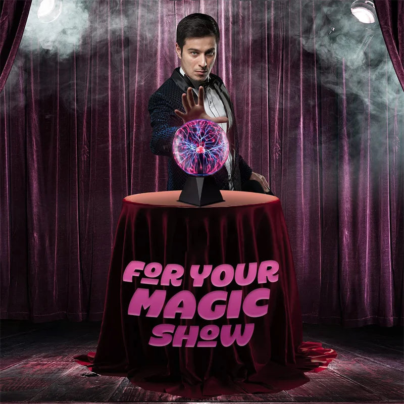 Magic Plasma Ball Lamp Touch Glass LED Night Light Atmosphere Lights Christmas Party Bedroom Decor Kids Birthday Gift Toy