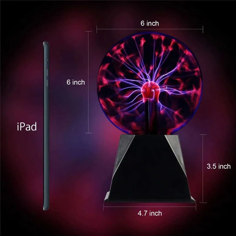 Magic Plasma Ball Lamp Touch Glass LED Night Light Atmosphere Lights Christmas Party Bedroom Decor Kids Birthday Gift Toy
