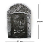 4pcs Foam Skeleton Rip Tombstone Halloween Party Decoration Grave Bat Horror House Prop Decor Ornament Halloween Party Supply