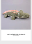 Realistic Crocodile Plush Squeaky Chew Puppy Teeth Toy