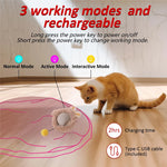 Interactive Cat Ball Rolling Hide Seek Motion Toy