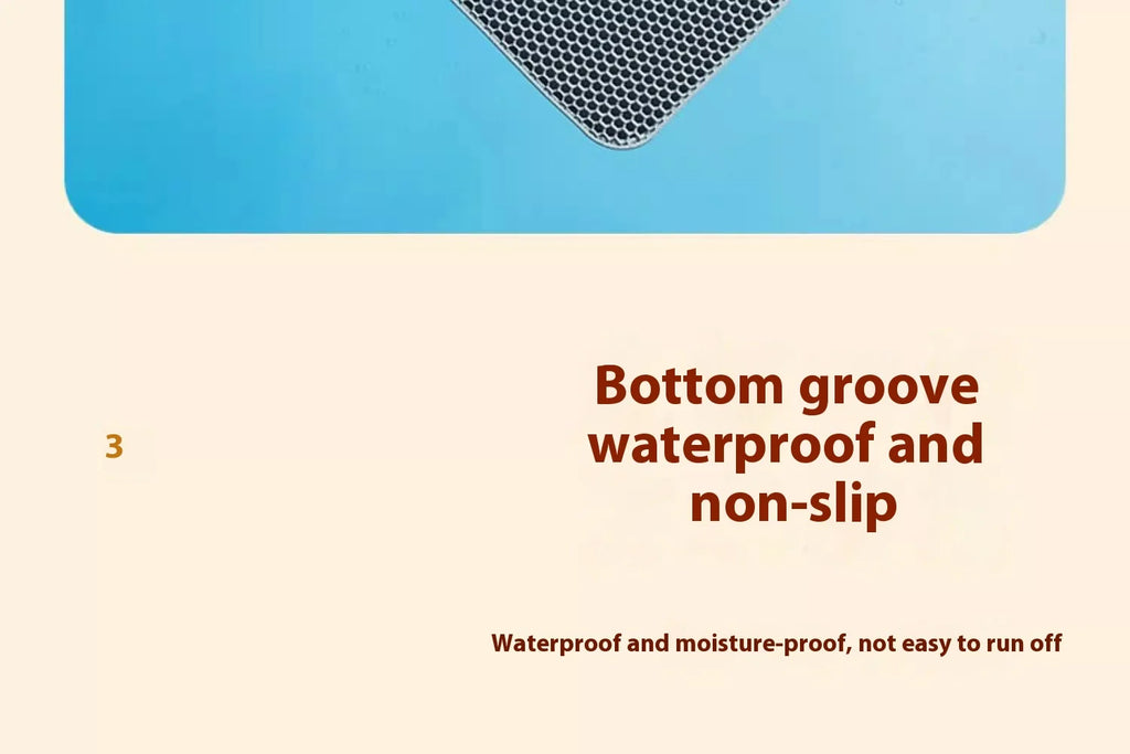 Extra Large Cat Litter Mat Heavy Waterproof Non Slip