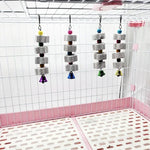 Flower Bird Molar Parrot Grinding Stone Cage Toy