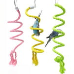 Parrot Climbing Rope Bird Chew Swing Toys Pet Set