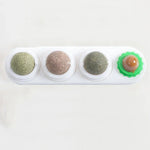 4in1 Rotating Catnip Silvervine Ball Teeth Cleaning Toy Safe