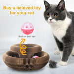 Cat Scratch Board Ball Claw Climbing Kitten Toy