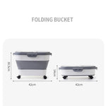 Collapsible Cat Dog Food Storage Container Airtight Box