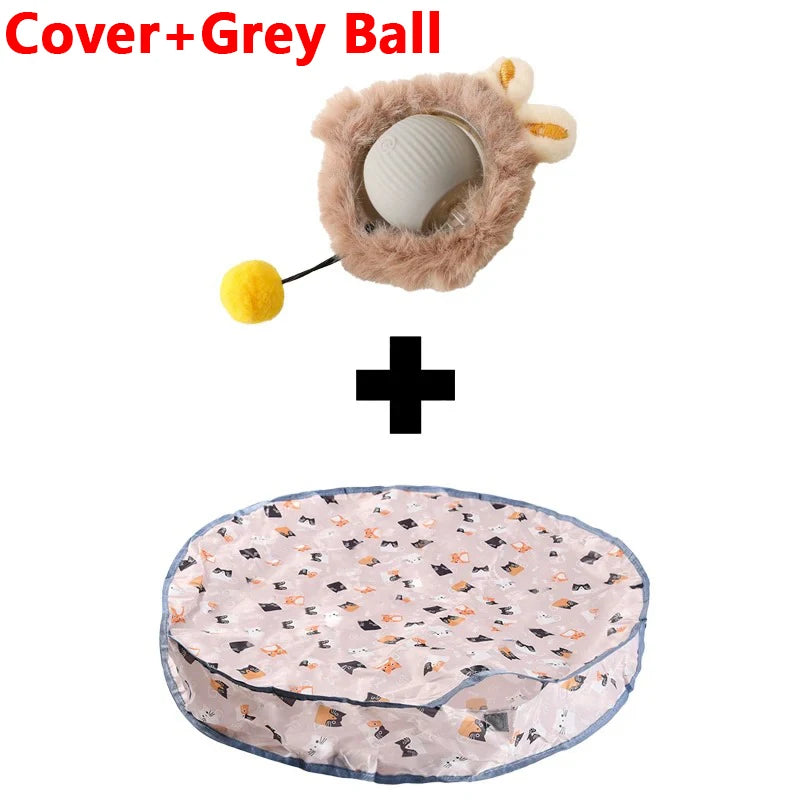 Interactive Cat Ball Rolling Hide Seek Motion Toy