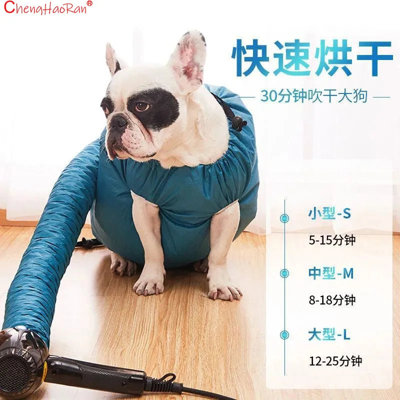 Pet Drying Bag Hair Dryer Cats Dogs Quick Dry Box