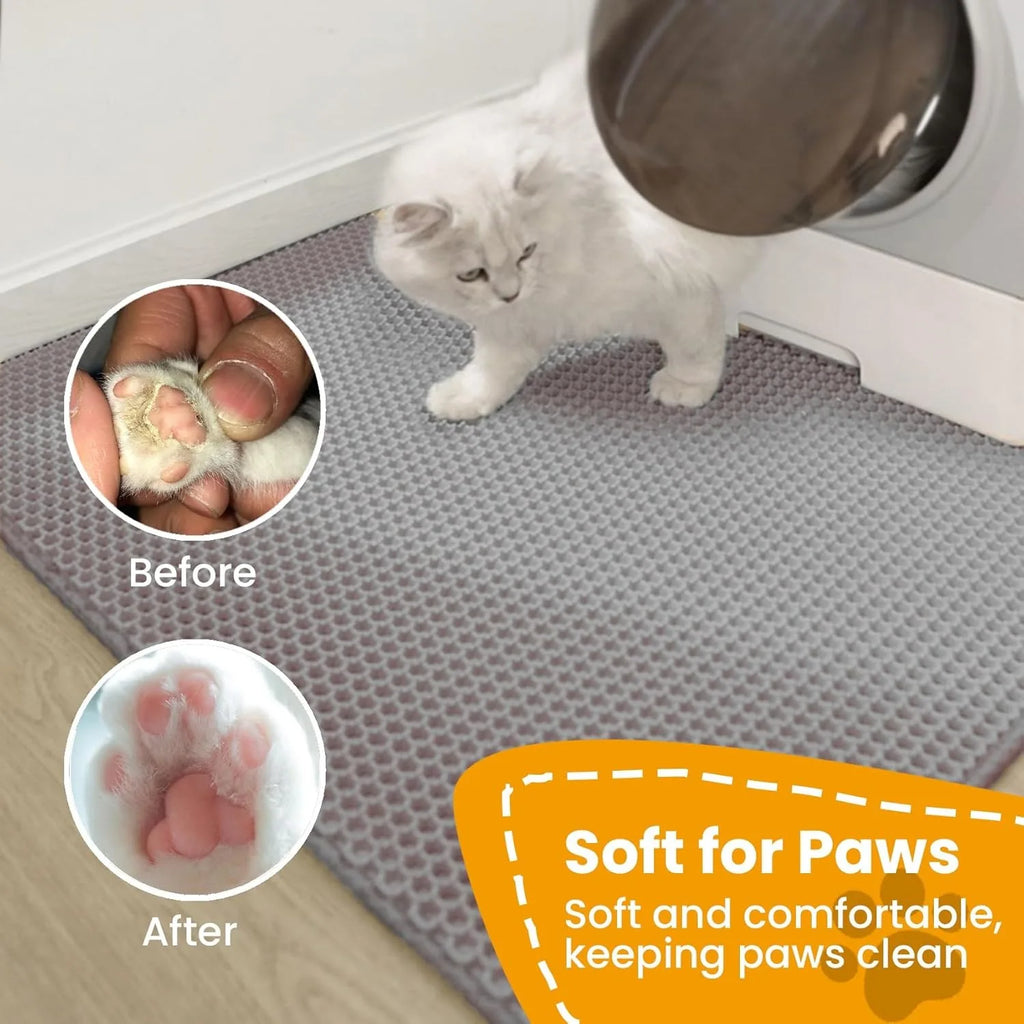 Cat Litter Mat Double Layer Non Slip Waterproof Mat