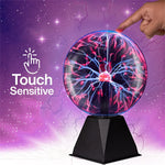 Magic Plasma Ball Lamp Touch Glass LED Night Light Atmosphere Lights Christmas Party Bedroom Decor Kids Birthday Gift Toy