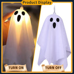 Ghost Halloween Lights, 8 Modes Waterproof String Garland, Indoor Outdoor Decorations for Party, Haunted House, Fireplace, Porch